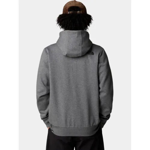The North Face M Simple Dome Full Zip Hoodie Férfi Pulóver DYY-Tnf Medium Grey Hea