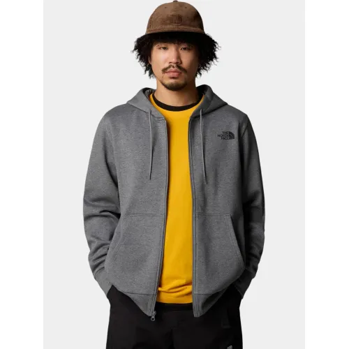 The North Face M Simple Dome Full Zip Hoodie Férfi Pulóver DYY-Tnf Medium Grey Hea