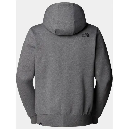 The North Face M Simple Dome Full Zip Hoodie Férfi Pulóver DYY-Tnf Medium Grey Hea