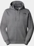 The North Face M Simple Dome Full Zip Hoodie Férfi Pulóver DYY-Tnf Medium Grey Hea