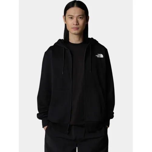 The North Face M Simple Dome Full Zip Hoodie Férfi Pulóver JK3-Tnf Black