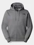 The North Face M Simple Dome Full Zip Hoodie Férfi Pulóver DYY-TNF Medium Grey Heather