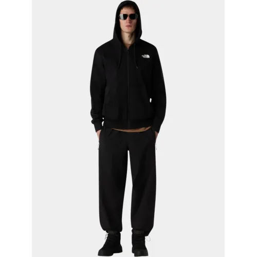 The North Face M Simple Dome Full Zip Hoodie Férfi Pulóver JK3-TNF Black