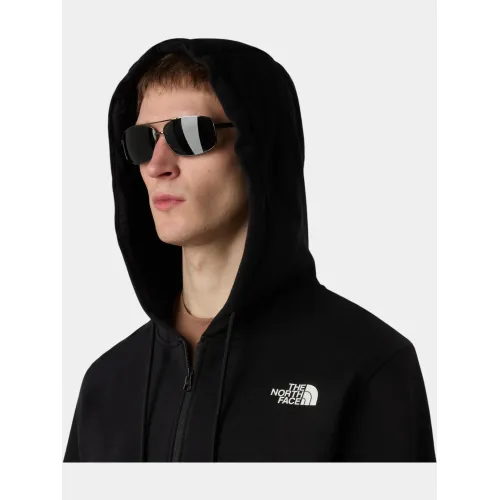 The North Face M Simple Dome Full Zip Hoodie Férfi Pulóver JK3-TNF Black