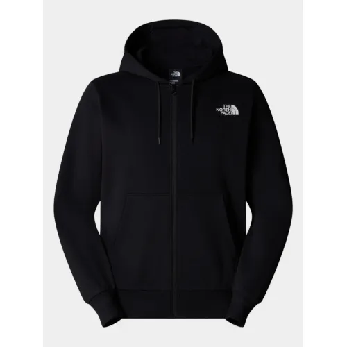 The North Face M Simple Dome Full Zip Hoodie Férfi Pulóver JK3-TNF Black