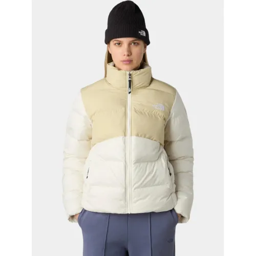 The North Face W Saikuru Jacket Női Utcai Kabát TIU-Gravel-White Dune
