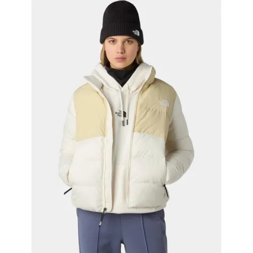 The North Face W Saikuru Jacket Női Utcai Kabát TIU-Gravel-White Dune