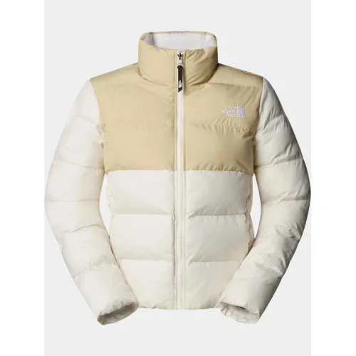 The North Face W Saikuru Jacket Női Utcai Kabát TIU-Gravel-White Dune