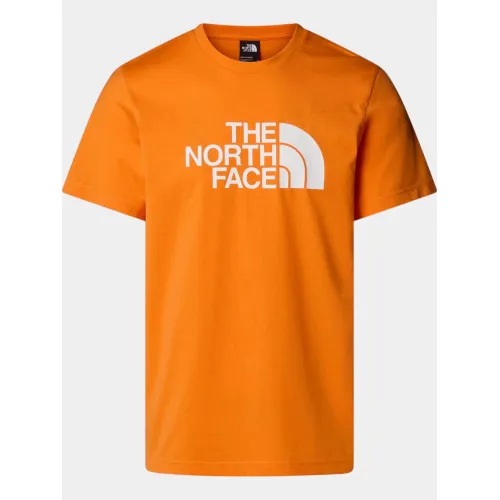 The North Face M S/S Easy Tee Férfi Póló B3O-Digital Orange-Tnf W