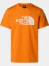 The North Face M S/S Easy Tee Férfi Póló B3O-Digital Orange-Tnf W