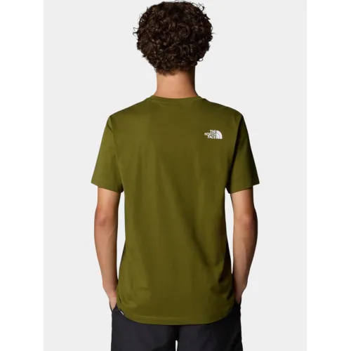 The North Face M S/S Easy Tee The North Face M S/S Easy Tee Férfi Póló TOE-Forest Olive-Tnf Wht