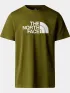 The North Face M S/S Easy Tee The North Face M S/S Easy Tee Férfi Póló TOE-Forest Olive-Tnf Wht