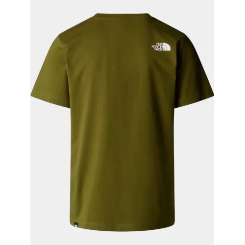 The North Face M S/S Easy Tee The North Face M S/S Easy Tee Férfi Póló TOE-Forest Olive-Tnf Wht