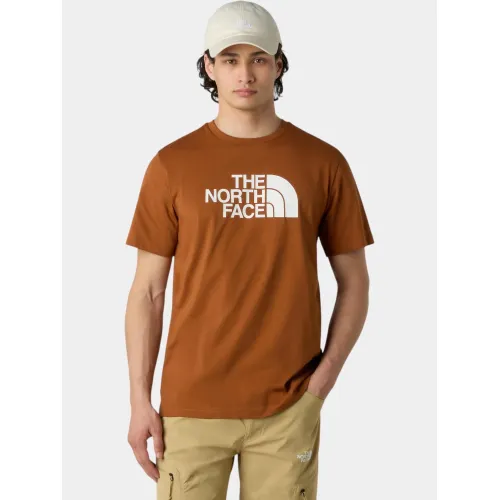The North Face M Ss Easy Tee Férfi Póló BOE-Burnt Umber
