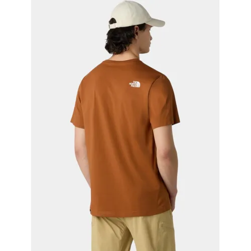 The North Face M Ss Easy Tee Férfi Póló BOE-Burnt Umber