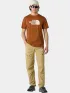 The North Face M Ss Easy Tee Férfi Póló BOE-Burnt Umber