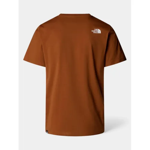 The North Face M Ss Easy Tee Férfi Póló BOE-Burnt Umber