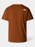 The North Face M Ss Easy Tee Férfi Póló BOE-Burnt Umber