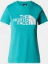 The North Face W S/S Easy Tee The North Face W S/S Easy Tee Női Póló YYN-Vistula Blue-Tnf Wht