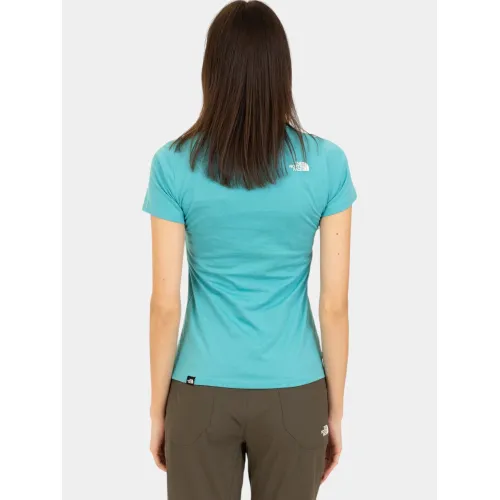 The North Face W S/S Easy Tee The North Face W S/S Easy Tee Női Póló YYN-Vistula Blue-Tnf Wht