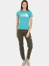 The North Face W S/S Easy Tee The North Face W S/S Easy Tee Női Póló YYN-Vistula Blue-Tnf Wht
