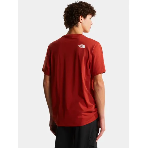 The North Face M Evolution Half Dome Regular Short Slee Férfi Póló G6I-Iron Clay