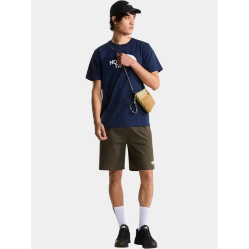 The North Face M Evolution Half Dome Regular Short Slee Férfi Póló I85-Summit Navy-Tnf White