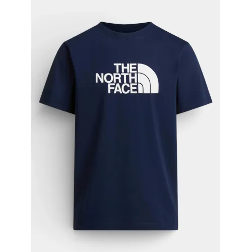 The North Face M Evolution Half Dome Regular Short Slee Férfi Póló I85-Summit Navy-Tnf White