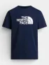 The North Face M Evolution Half Dome Regular Short Slee Férfi Póló I85-Summit Navy-Tnf White