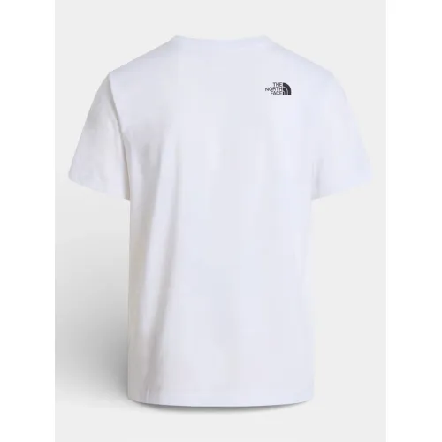 The North Face M Evolution Half Dome Regular Short Slee Férfi Póló LA9-Tnf White-Tnf Black