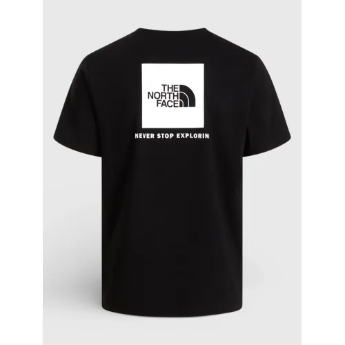 The North Face M Evolution Box Nse Regular Short Sleeve Férfi Póló KY4-Tnf Black-Tnf White