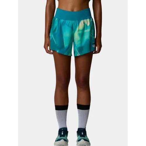 The North Face W Sunriser Short 5In Női Rövidnadrág 63M-Galactic Blue Prisms