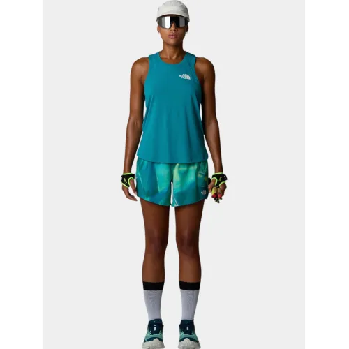 The North Face W Sunriser Short 5In Női Rövidnadrág 63M-Galactic Blue Prisms