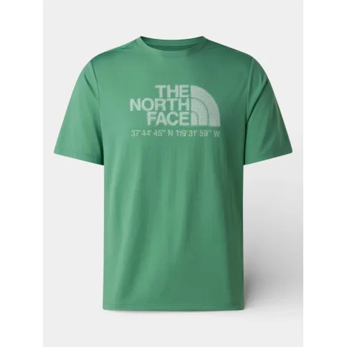 The North Face M 24/7 S/S Tee Logo Graphic Reg Férfi Póló G57-Dimmed Algae