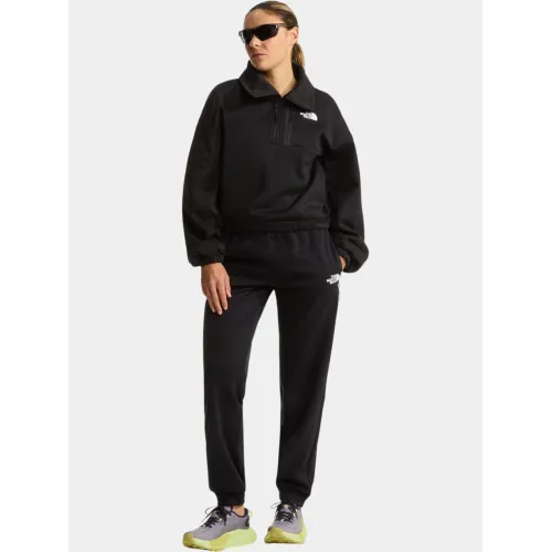 The North Face W Ma Fleece Interest 1/4 Zip Női Pulóver JK3-Tnf Black