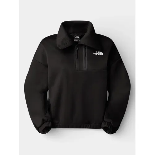 The North Face W Ma Fleece Interest 1/4 Zip Női Pulóver JK3-Tnf Black