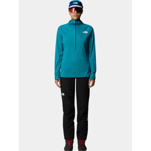 The North Face W Summit Direct Sun Hoodie The North Face W Summit Direct Sun Hoodie Női Polár, Softshell, Középréteg 6GO-Deep Teal