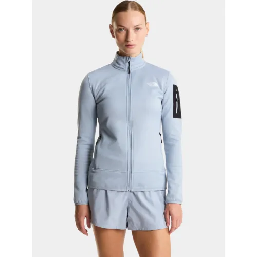 The North Face W Mistyescape Fleece Női Polár, Softshell, Középréteg GG9-Frost Grey-Tnf Black