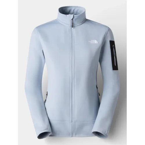 The North Face W Mistyescape Fleece Női Polár, Softshell, Középréteg GG9-Frost Grey-Tnf Black