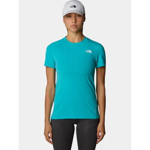 The North Face W Lightning Alpine S/S Női Sport felső 6IB-Galactic Blue