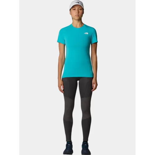 The North Face W Lightning Alpine S/S Női Sport felső 6IB-Galactic Blue