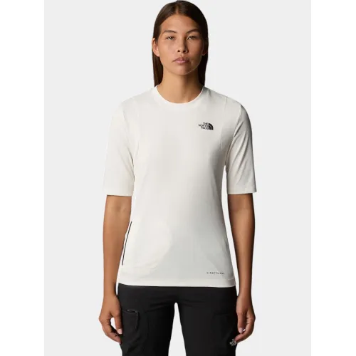 The North Face W S/S Lightrange Tee The North Face W S/S Lightrange Tee Női Sport felső QLI-White Dune
