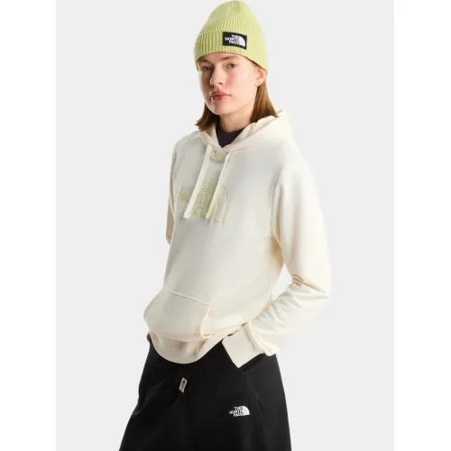 The North Face W Drew Peak Light Regular Hoodie Női Pulóver L7N-White Dune-Lemon Mist