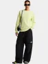 The North Face W Drew Peak Light Regular Crew Női Pulóver GM4-Lemon Mist-Pear