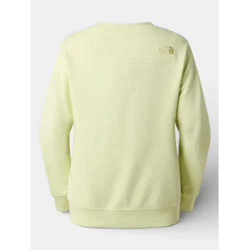 The North Face W Drew Peak Light Regular Crew Női Pulóver GM4-Lemon Mist-Pear