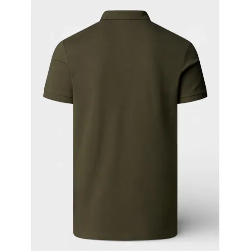 The North Face M Premium Slim Polo Férfi Galléros póló 21L-New Taupe Green