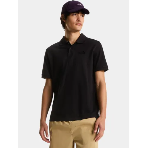 The North Face M Essential Regular Polo Férfi Galléros póló JK3-Tnf Black