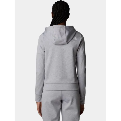 The North Face W Reaxion Fleece F/Z Hoodie Női Pulóver DYX-Tnf Light Grey H