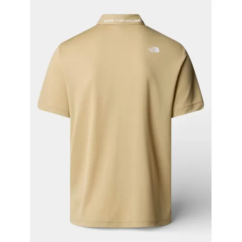 The North Face M New Tanken Polo Férfi Galléros póló LK5-Khaki Stone
