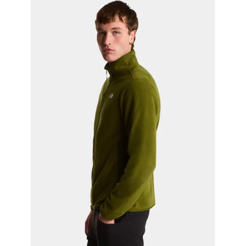 The North Face M Glacier Fleece Jacket Férfi Polár, Softshell, Középréteg BRI-Woodland Green